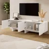 Merax TV-Schrank mit 4 Türen, Modernes TV Lowboard mit Produktbild-Vorschau 3