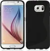 A Samsung Galaxy S6 phone and its black protective case are displayed side-by-side. Produktbild-Vorschau