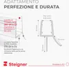 STEIGNER Elastyczna uszczelka do drzwi prysznicowych UK03 Podgląd zdjęcia produktu 11