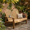2-Sitzer Adirondack Gartenbank aus Akazienholz, ca. 125 x Produktbild-Vorschau 7