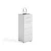 Mobiletto da bagno Linus 1 anta, 1 cassetto bianco lucido, Anteprima dell’immagine prodotto 1