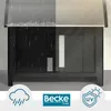 A product image showing a canopy over a door, with icons indicating rain and UV protection. Anteprima dell’immagine prodotto