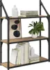 vidaXL Scaffale da parete in rovere artigianale 60 x 21 x Anteprima dell’immagine prodotto 3