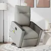 vidaXL Massagesessel mit Aufstehhilfe Elektrisch Wolkengrau Produktbild-Vorschau 2
