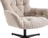 Drehsessel - Stoff - Beige - OPHELIE Produktbild-Vorschau 4