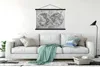 MuchoWow® Textilposter Weltkarte - Vintage - Papyrus - Produktbild-Vorschau 3