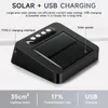 Solárne napájané hodiny do auta 12h 24h LCD hodiny do auta Náhľad obrázku produktu 7