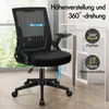 ALFORDSON Bürodrehstuhl, Ergonomischer Mittelhoher Produktbild-Vorschau 9