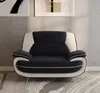 Sofa Set 3-2-1 für Wohnzimmer – Bequeme Schwarz-Weiß Produktbild-Vorschau 4