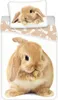 Leinen Fotoabzug Hase braun 140x200, 70x90 cm Produktbild-Vorschau 1