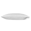 A white pillow shown from the side against a white background. Produktbild-Vorschau