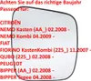 Spiegelglas Spiegel Außenspiegel Rechts passend für NEMO, Produktbild-Vorschau 4