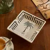 Aschenbecher reso 18,2x18,2x4cm palmenmotiv  - Atmosphera Produktbild-Vorschau 4