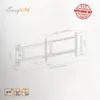 A technical diagram of a TV wall mount with dimensions and features indicated. Voir les images du produit