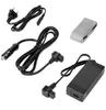 Various power cables and a strap are laid out on a white background. Produktbild-Vorschau
