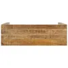 vidaXL Konsolentisch 110x35x76 cm Raues Mangoholz Produktbild-Vorschau 2