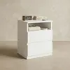 Nočný stolík AURI, 40 x 50 x 32, biely Náhľad obrázku produktu 6