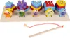 A wooden fishing game with colorful shape sorting blocks. Náhled obrázku produktu