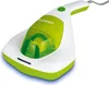 A white and green handheld vacuum cleaner with a transparent dustbin, shown against a white background. Anteprima dell’immagine prodotto
