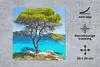 MuchoWow® Mauspad Mousepad Baum - Meer - Tropisch - Sommer Produktbild-Vorschau 2