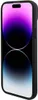 A black iPhone case with a purple and blue gradient wallpaper displayed on the phone screen. Podgląd zdjęcia produktu