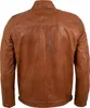 MADDOX - Herren Lederjacke Lammnappa cognac antik : 58 Produktbild-Vorschau 3