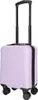 A single, light purple carry-on suitcase with a textured pattern and black wheels and handle. Produktbild-Vorschau