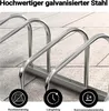 Toboli Fahrradständer für 6 Fahrräder 168x32x26,5cm aus Produktbild-Vorschau 7