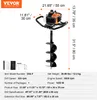 VEVOR aardeboor met benzinemotor, 52 CC, 1450 W, Productafbeelding-voorbeeld 7