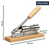 WELLHAUS Nussknacker Hebel Holzsockel verstellbar Walnuss Produktbild-Vorschau 2