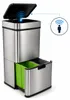 Eurocatch Prullenbak 72 L - Sensor - 3 Vakken - Productafbeelding-voorbeeld 1