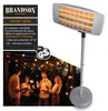 Radiateur infrarouge Brandson 1800 W avec télécommande, Voir les images du produit 4