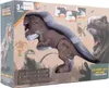 The image shows the retail packaging of a toy dinosaur, featuring the dinosaur itself prominently displayed within a clear plastic window. The packaging includes graphics and text related to the product's features and branding. Produktbild-Vorschau