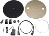 A collection of turntable accessories laid out on a white background. Voir les images du produit