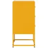 Nachttisch Senfgelb 36x39x78 cm Stahl Produktbild-Vorschau 6