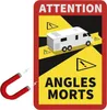 Magnetaufkleber "Attention Angles Morts!" Wohnmobil Produktbild-Vorschau 1