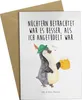 Mr. & Mrs. Panda Grußkarte Pinguin Bier - Weiß - Geschenk, Produktbild-Vorschau 1