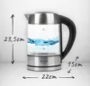 Czajnik szklany 1,7 L z regulacją temp. Podgląd zdjęcia produktu 19