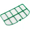 A white vacuum cleaner filter with a green frame is shown on a white background. Produktbild-Vorschau