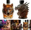 300 ml Whiskyflasche Dekanter Wolfskopfform Weinflasche aus Produktbild-Vorschau 2