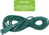 A green electrical cord is coiled on a white background, with a green informational overlay at the top. Produktbild-Vorschau