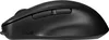 A black Asus mouse is shown from a side view against a white background. Voir les images du produit