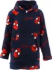 Marvel Spiderman Kinder Fleece Bademantel – Dunkelblau / Produktbild-Vorschau 1