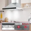 LEVIVO A+++ cofano aspirante 60cm ricircolo e scarico Anteprima dell’immagine prodotto 4