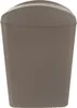 Mülleimer 40 Liter, mattbraun, aus PP-Kunststoff mit Produktbild-Vorschau 2