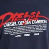 Diesel Kurzarm-T-Shirt aus Baumwolle für Herren Produktbild-Vorschau 2