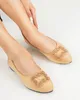 Hellbraune Öko-Wildleder-Ballerinas für Damen mit Produktbild-Vorschau 3