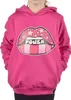 KMISSO Mädchen Pullover mit Kapuze Power Stars Pink 152 Produktbild-Vorschau 1