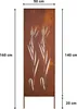 Schermo privacy in metallo - 160 cm x 50 cm - acciaio inox Anteprima dell’immagine prodotto 13