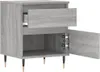 vidaXL Nachttische 2 Stk. Grau Sonoma 40x35x50 cm Produktbild-Vorschau 5